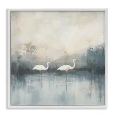 Stupell Industries Still Waters Soft Wings Framed Giclee, design by Mona Grace