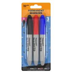 Jumbo Permanent Markers Chisel &ndash; 3 Pack &ndash; 48 Sets