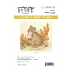 House Mouse Cling Rubber Stamp-Hats Off To You!