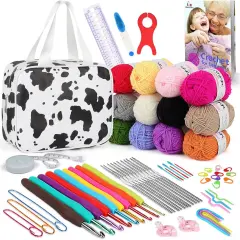 Crochet Kit for Beginners with Instructions
