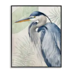 Stupell Industries Heron Palms Botanical Portrait Framed Giclee By Kim Allen