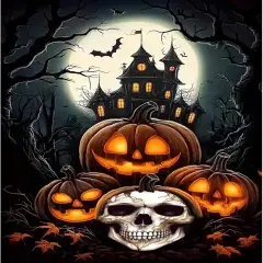 5D Halloween Diamond Painting Kits for Adults