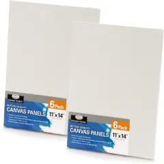 CNVB-1114-12 | Royal & Langnickel Essentials 11" x 14" Art Canvas Panels, 12Pk