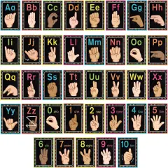 Sign Language Bulletin Board Alphabet - 37