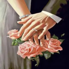Couple Holding Hands Diamond Painting