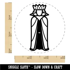 Regal Noble Queen Medieval Crown Rubber Stamp for Stamping Crafting Planners