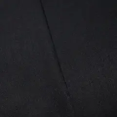 Black Wool Blend Twill Shirting Fabric By the Yard