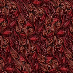 Red Color Flow Cotton Wideback Fabric per yard