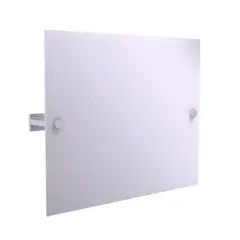 Montero Collection Contemporary Frameless Landscape Rectangular Tilt Mirror With Beveled Edge - Mt-93-Pc