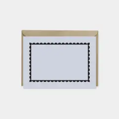 Little Scallop Border Note Cards V