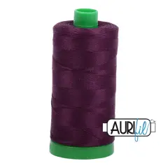 Very Dark Eggplant (1240) | 40wt Large Spool (1000M / 1094Y) | Aurifil Thread