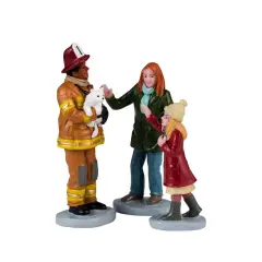 Fireman To The Rescue - Lemax