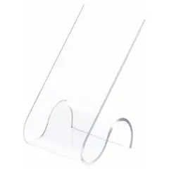 Plymor Clear Acrylic Shoe Display Rest, 3" W x 3.75" D x 4.75" H