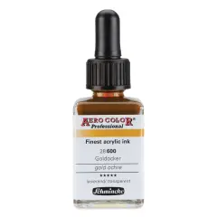 Schmincke Aero Color Professional Airbrush Color - 28 ml, Gold Ochre