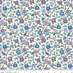 Liberty Tudor Celebration Haberdashery Floral 01667443A 44"/45" Fabric Per Yard