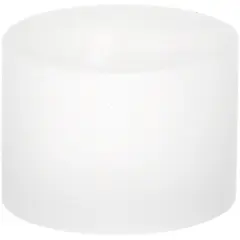 Plymor Frosted Acrylic Solid Cylinder Round Display Riser, 1.5" H x 2" W