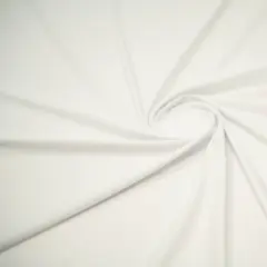 Feather Microfiber Nylon Spandex Jersey Fabric White