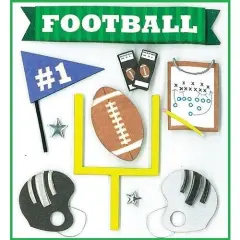 K & Company Gameday Dimensional Stickers