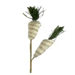 29'' Natural Foam Carrot Spray - Rustic Decor for Wreaths & Arrangements-63465BE