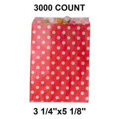 Petite Small Dots Bags Perfect for Small Items 3 1/4" x 5 1/8"