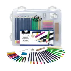 RSET-ART3104 | Drawing Small Clear Art Set - 35pc