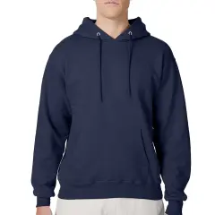 Hanes Ultimate Cotton Hooded Sweatshirt, Winter Casual Multicolor Hooded Sweater jacket Navy