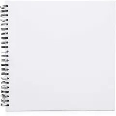 Hardcover Scrapbook Album (12 x 12 Inches, White, 40 Sheets, 80 Pages)