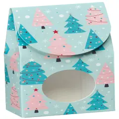 Pack/6: Winter Wonderland Gourmet Candy Box - 3-1/2 x 1-3/4 x 6-1/2"