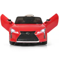 Costway 12V Kids Ride on Car Lexus LC500 Licensed Remote Control Electric Vehicle Red