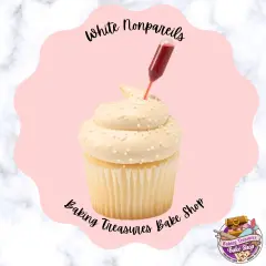 White Nonpareils Sprinkles