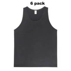 6 Pack: Premium Quality Men's Heavy Tank Top