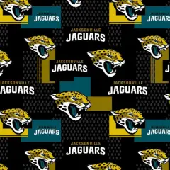 Licensed NFL Jacksonville Jaguars Cotton 14728 Fabric by the Yard