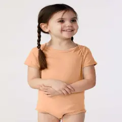 Rabbit Skins&reg; Everyday Infant Fine Jersey Bodysuit Peachy