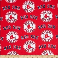 Licensed MLB Boston Red Sox Cotton 6634-B Fabric by the Yard