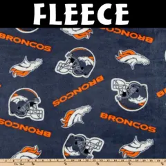 Licensed NFL Denver Broncos Fleece 6278-D Fabric by the Yard