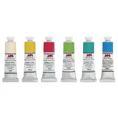 Michael Harding Artists Oil Color - Set of 6, Bermuda Tropical Colors, 40 ml