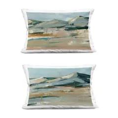 Stupell Industries Desert Mountain Impressions 2pc Decorative Printed Throw Pillow Set Design by Ethan Harper, 14 x 7 x 20