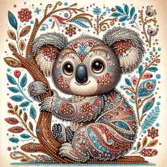 Diamond Painting Kits for Adults Koala, 5D Special Shape Diamond Art Kits for Beginners, Crystal Rhinestones Diamond Painting for Home Wall Decoration Gift 12&times;12inch, Animal