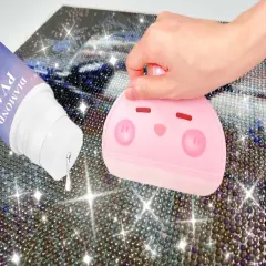 Diamond Painting Tool Accessories Brush Applicator, Protection for Your Diamond Art Kits and Diamond Art Coasters Faster and Better, Easier to Spread The Glue (1 Pcs)