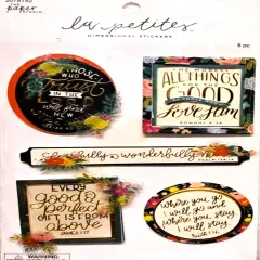 La Petites Sentiment Bible Verses Dimensional Stickers