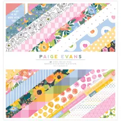 Paige Evans Single-Sided Paper Pad 12"X12" 48/Pkg-Garden Shoppe