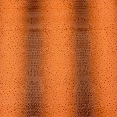 1 Yard Gatorich Faux Leather Vinyl Fabric Upholstery Handbags Wallets Home Decor 54" Width Orange II