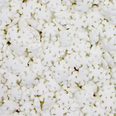 Krazy Sprinkles - Winter Snowflakes (1/2 Cup, 1x Jar) for Cakes, Ice Cream & Cookies