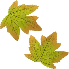 100Pcs Simulated Maple Leaf