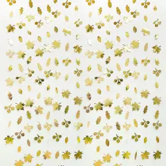 52Ft Fall Party Decorations Gold Fall Maple Leaf Paper Garlands