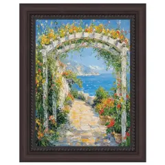 Traditional Diploma Mahogany Rope Picture Frame 36x48 frame