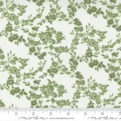 Nantucket Summer Cream Grass Surfside Small Floral 44"/45" Fabric Per Yard