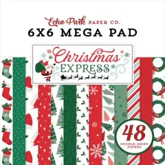 Echo Park Christmas Express Cardmakers 6X6 Mega Pad