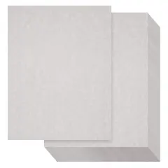Best Paper Greetings 96 Sheets Grey Parchment Paper for Certificates, Resumes, Diplomas, 90 GSM Textured Stationary, Printer-Friendly - Gray Papers for Printing 8.5 x 11 inch