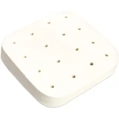 200 Pack Air Fryer Sheet Liners, White Parchment Paper Squares (7.5 x 7.5 In)